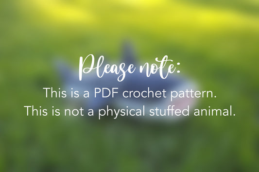 (Pattern Only) Whitney the Whale Shark Crochet Pattern